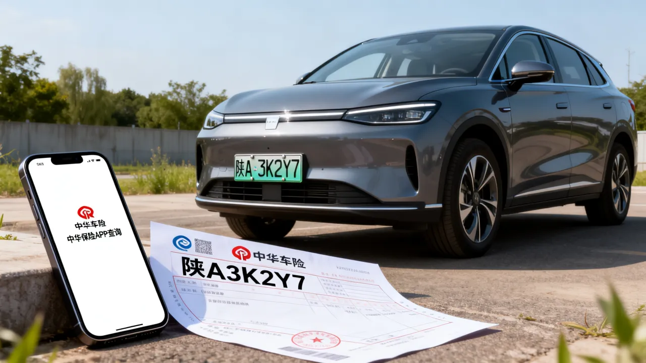 陕A3K2Y7车辆中华保险怎么查询？中华车险保单查询方法