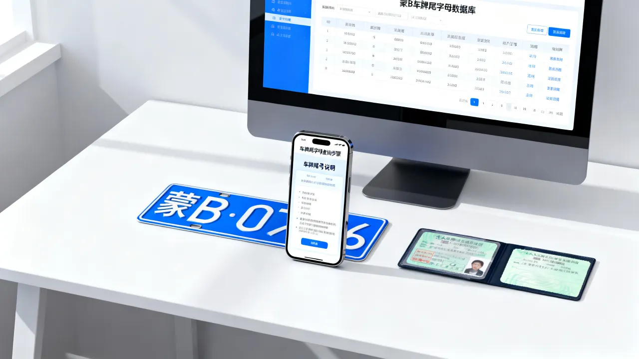 蒙B车牌尾字母怎么查询？蒙B车牌尾字母查询方法