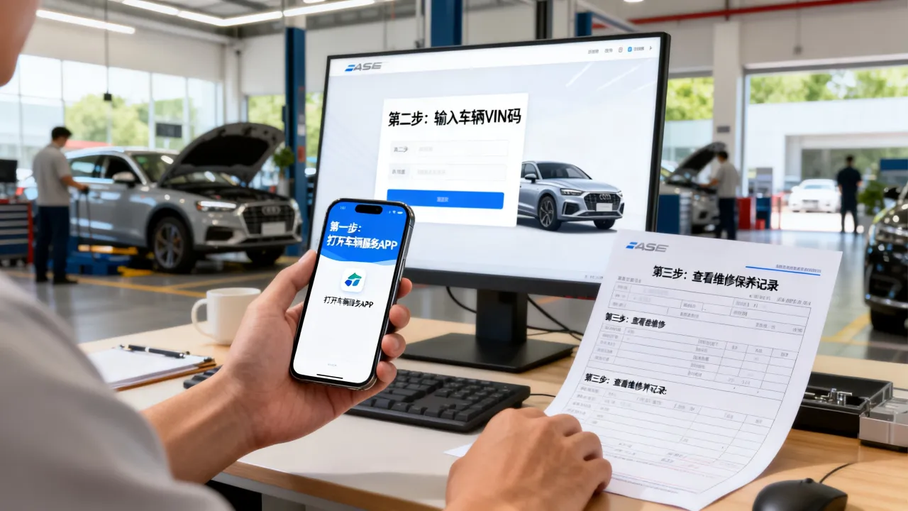 怎么查询车辆4S店记录，怎么查车辆在4S店的维修保养记录
